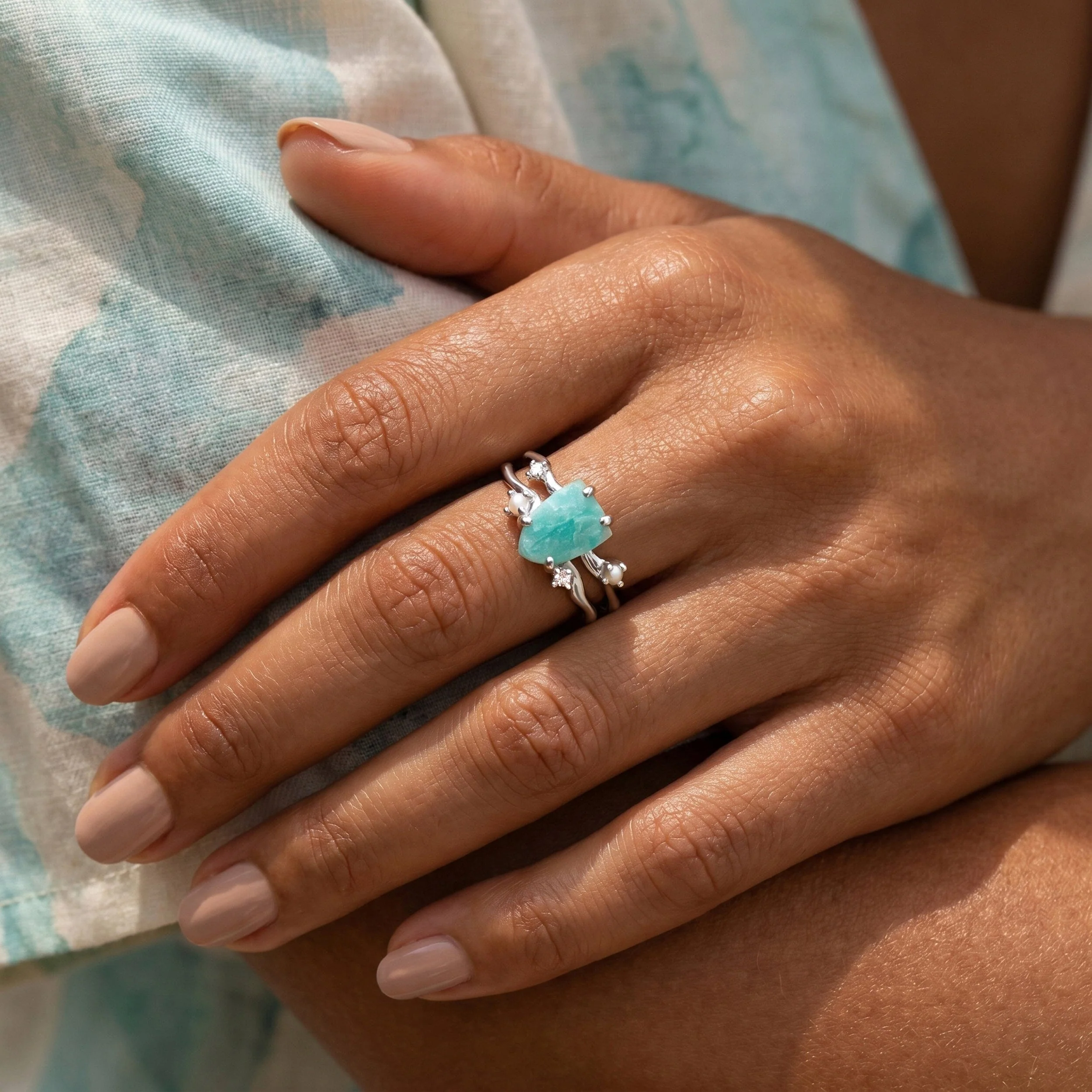 Amazonite Ring - Flow - Image 2