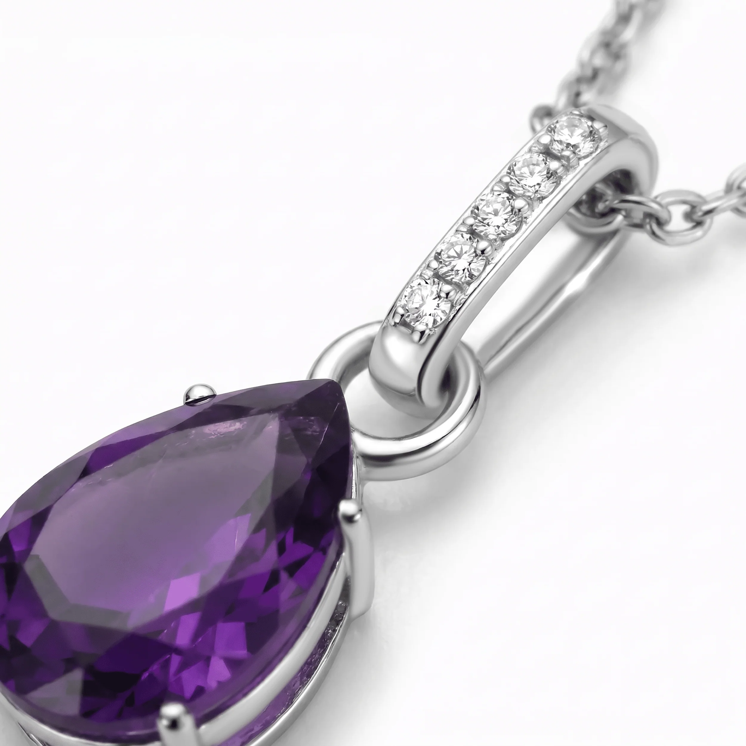 Amethyst Necklace Sway - February Birthstone - Image 14
