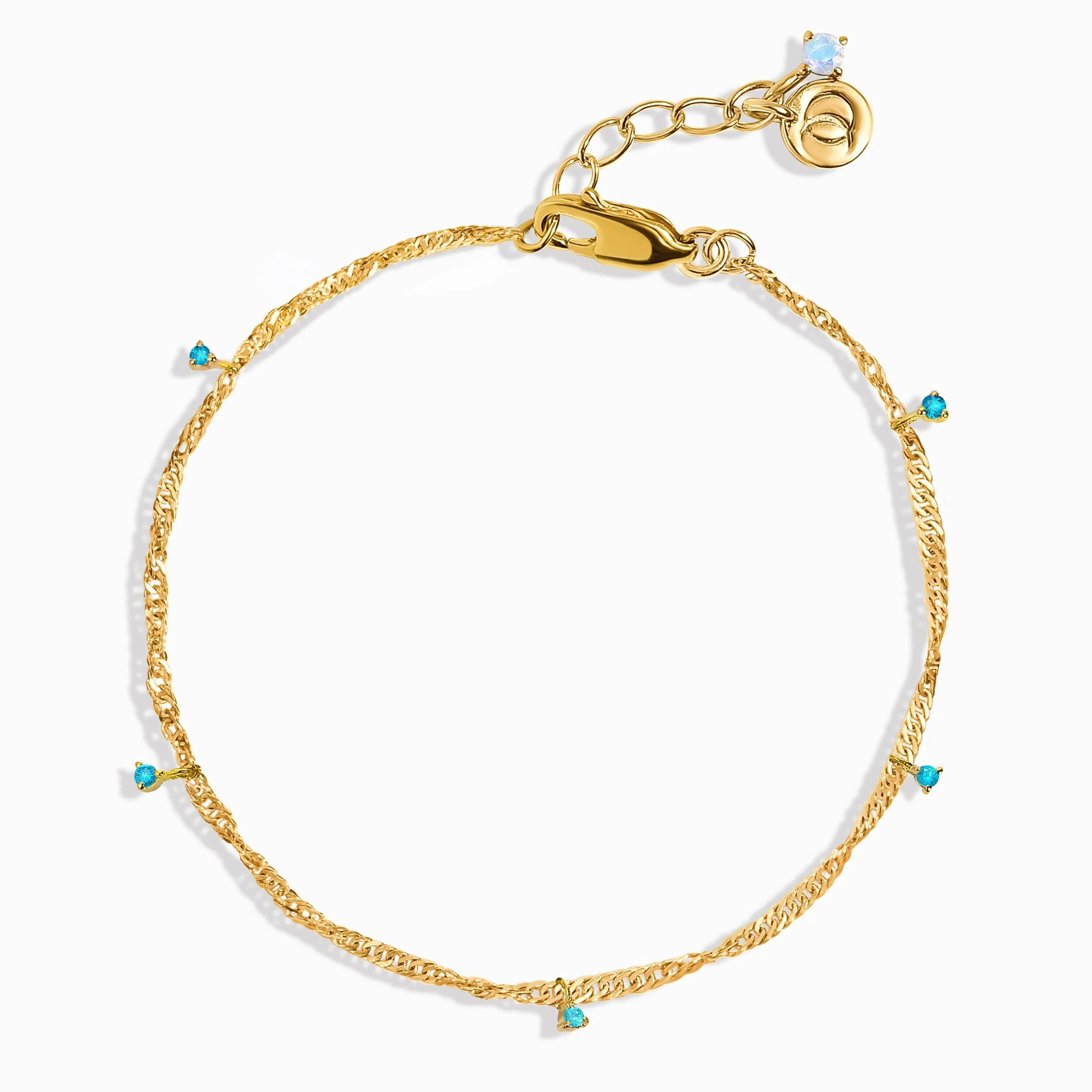 Apatite Anklet - Flowing - Image 4