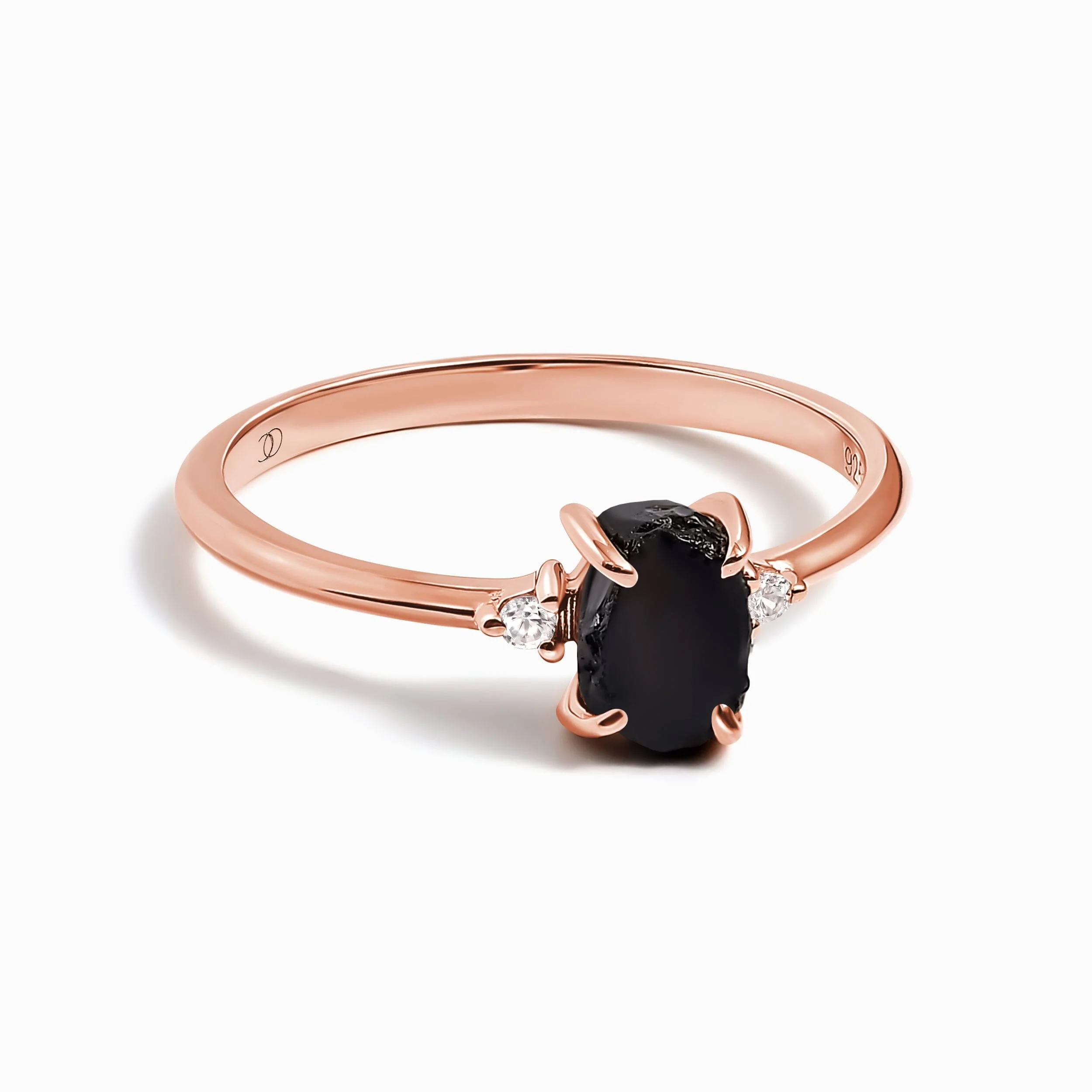 Black Obsidian Ring - Petite Allure - Image 3