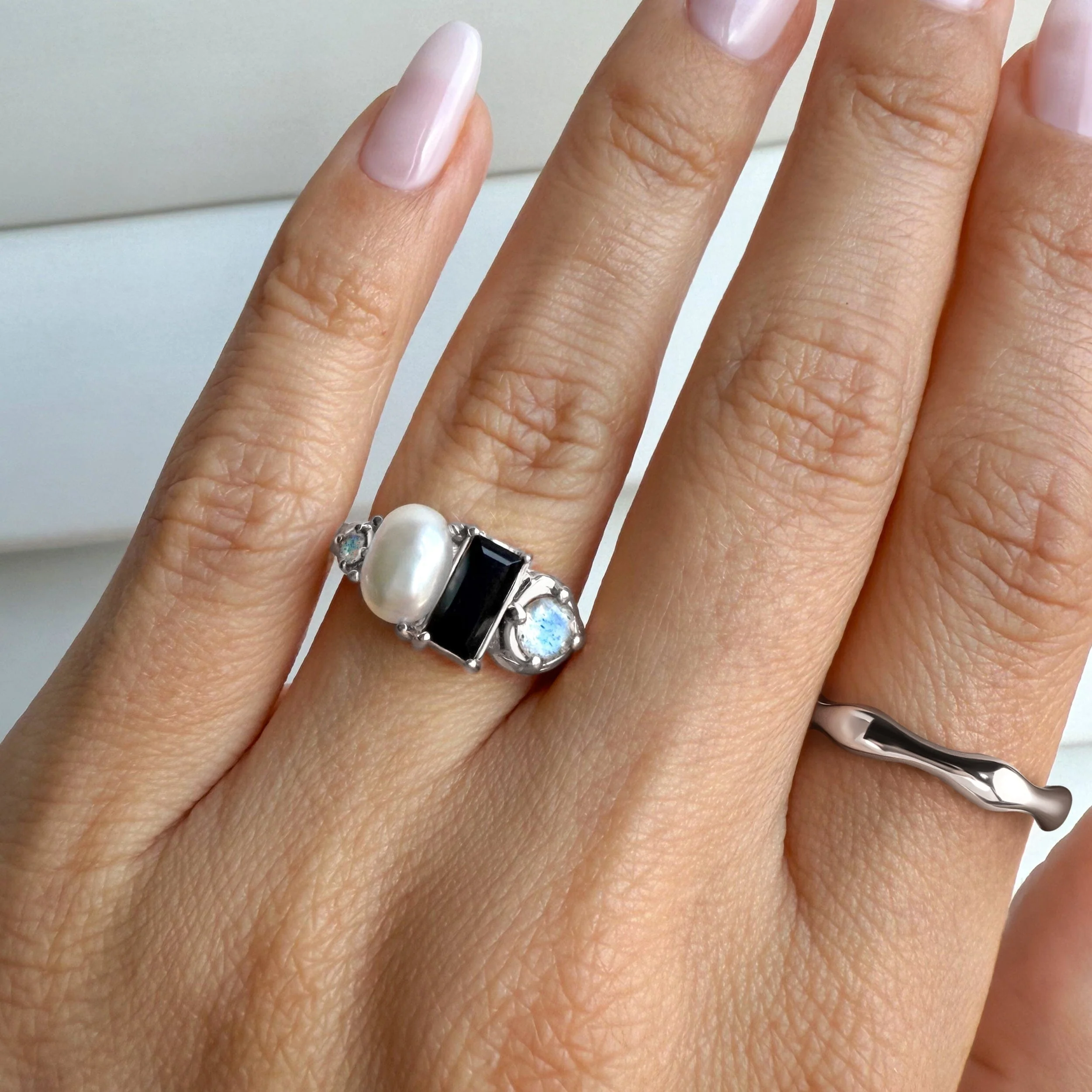 Black Obsidian Treasure & Magma Rings - Image 3