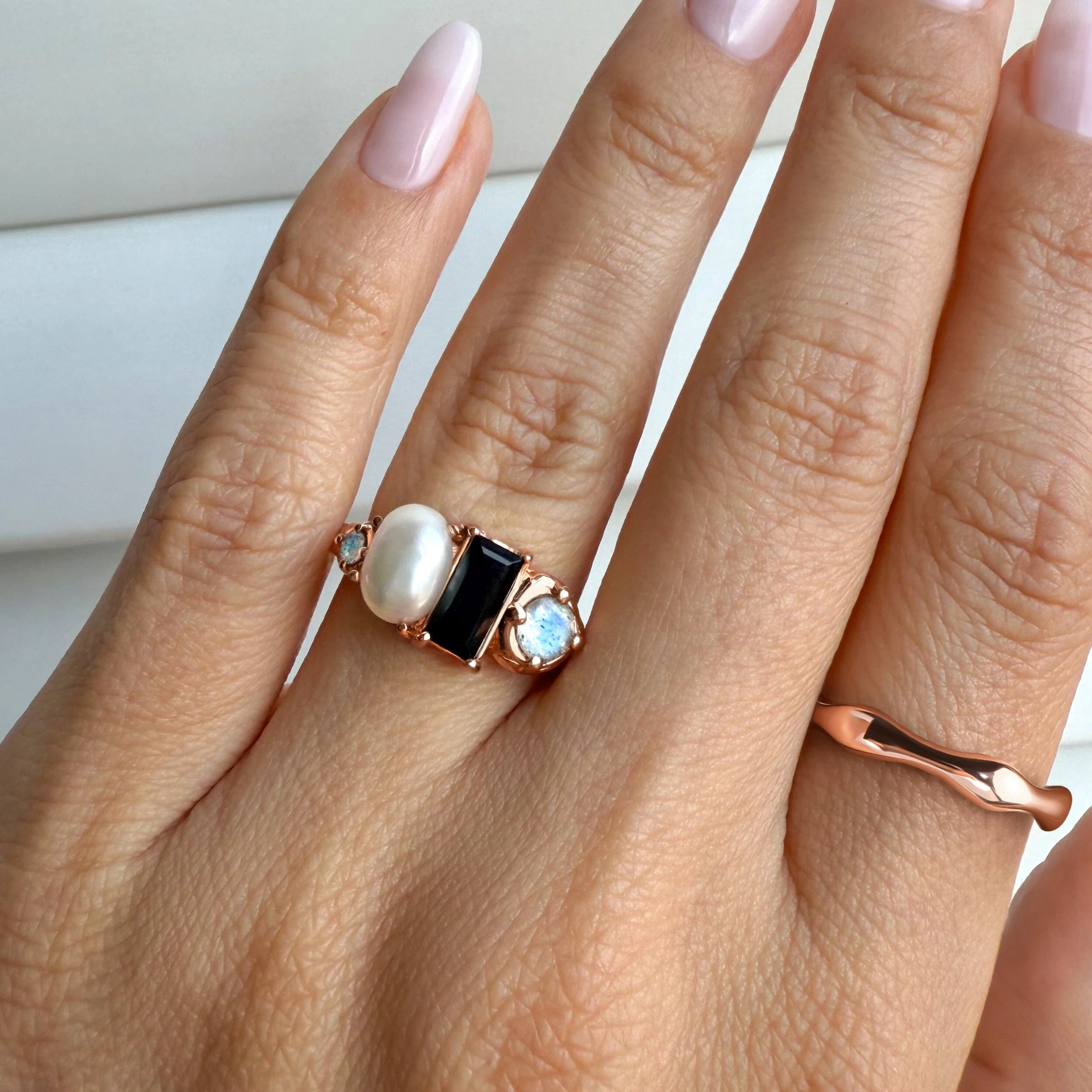 Black Obsidian Treasure & Magma Rings - Image 6