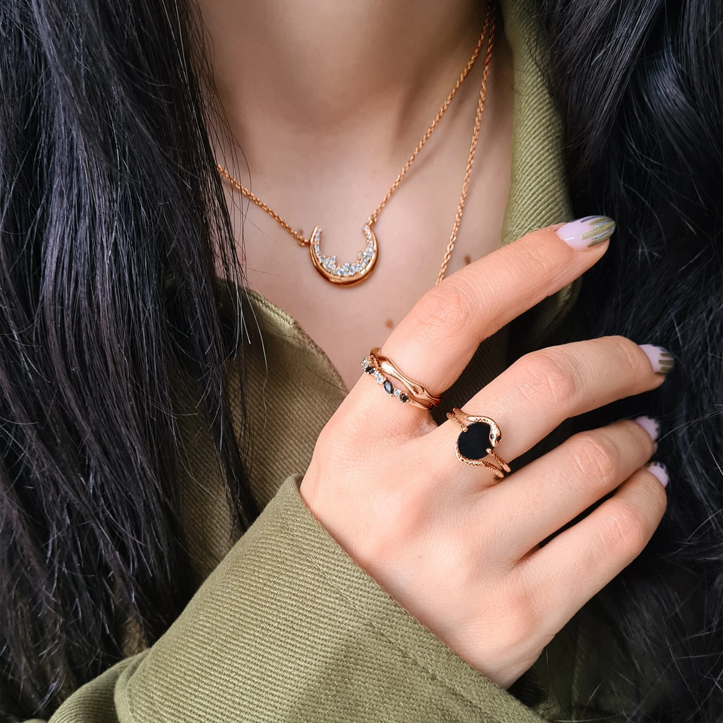 Black Onyx Ring - Serpent - Image 31