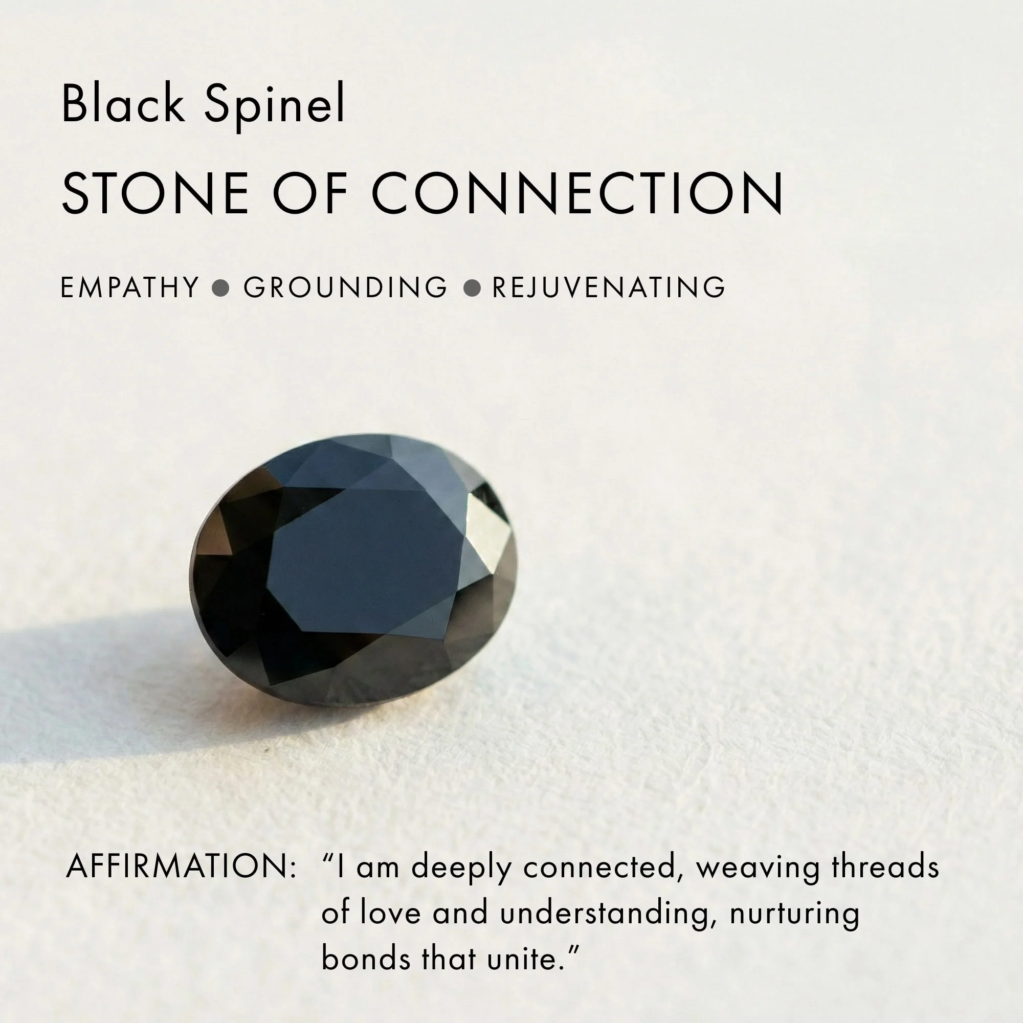 Black Spinel Ring - Moony - Image 7
