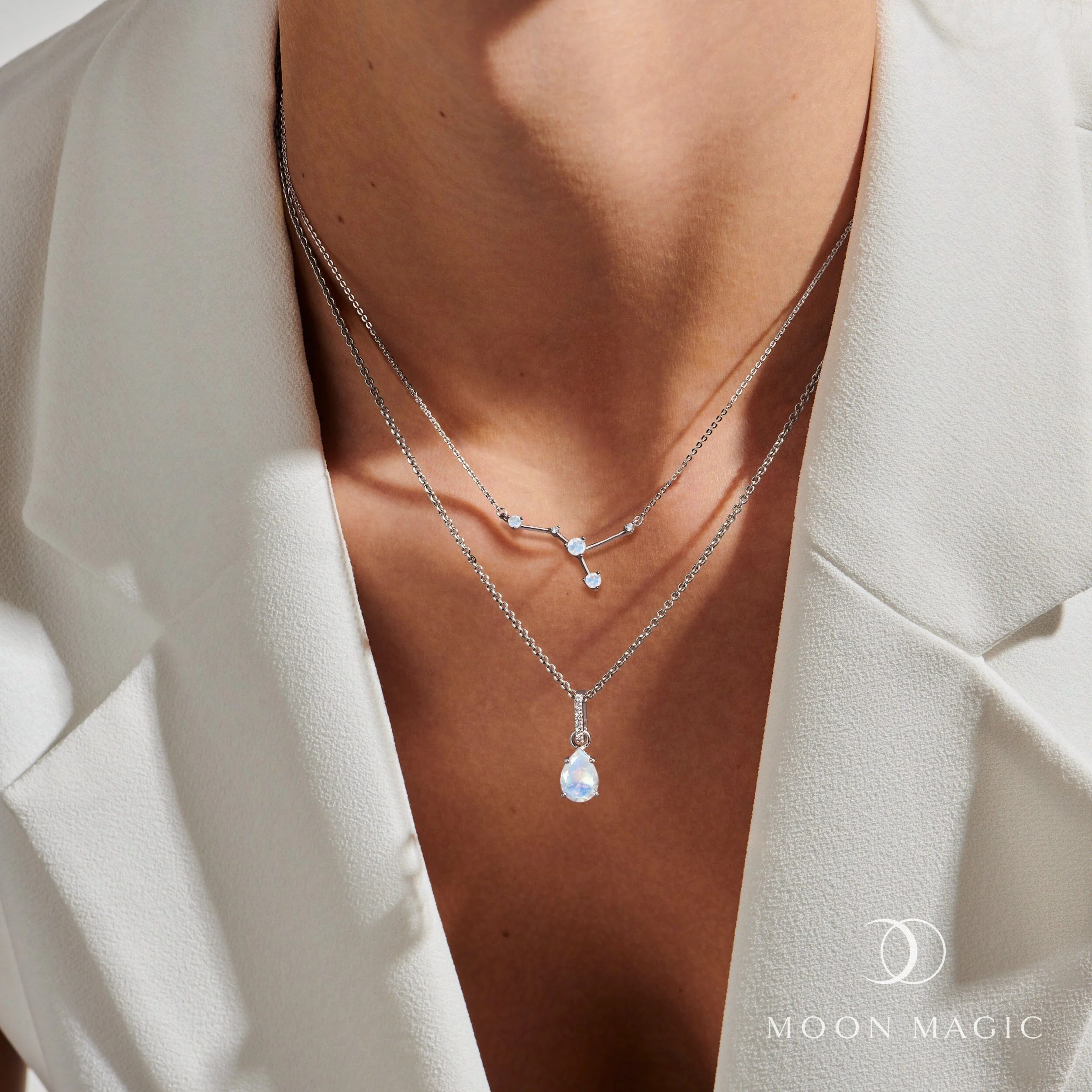 Cancer Zodiac & June Birthstone Necklaces - Image 8