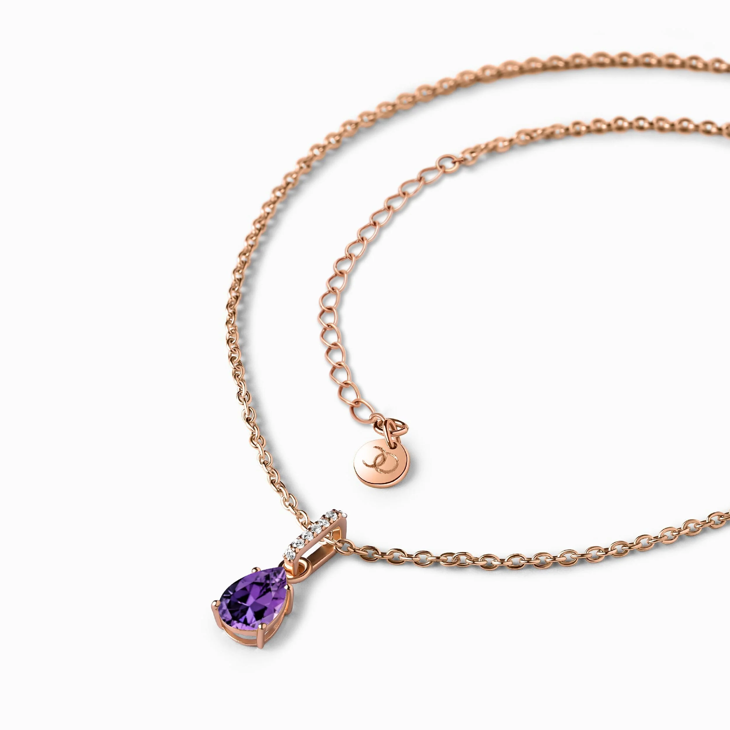 Amethyst Necklace Sway - February Birthstone - Image 16