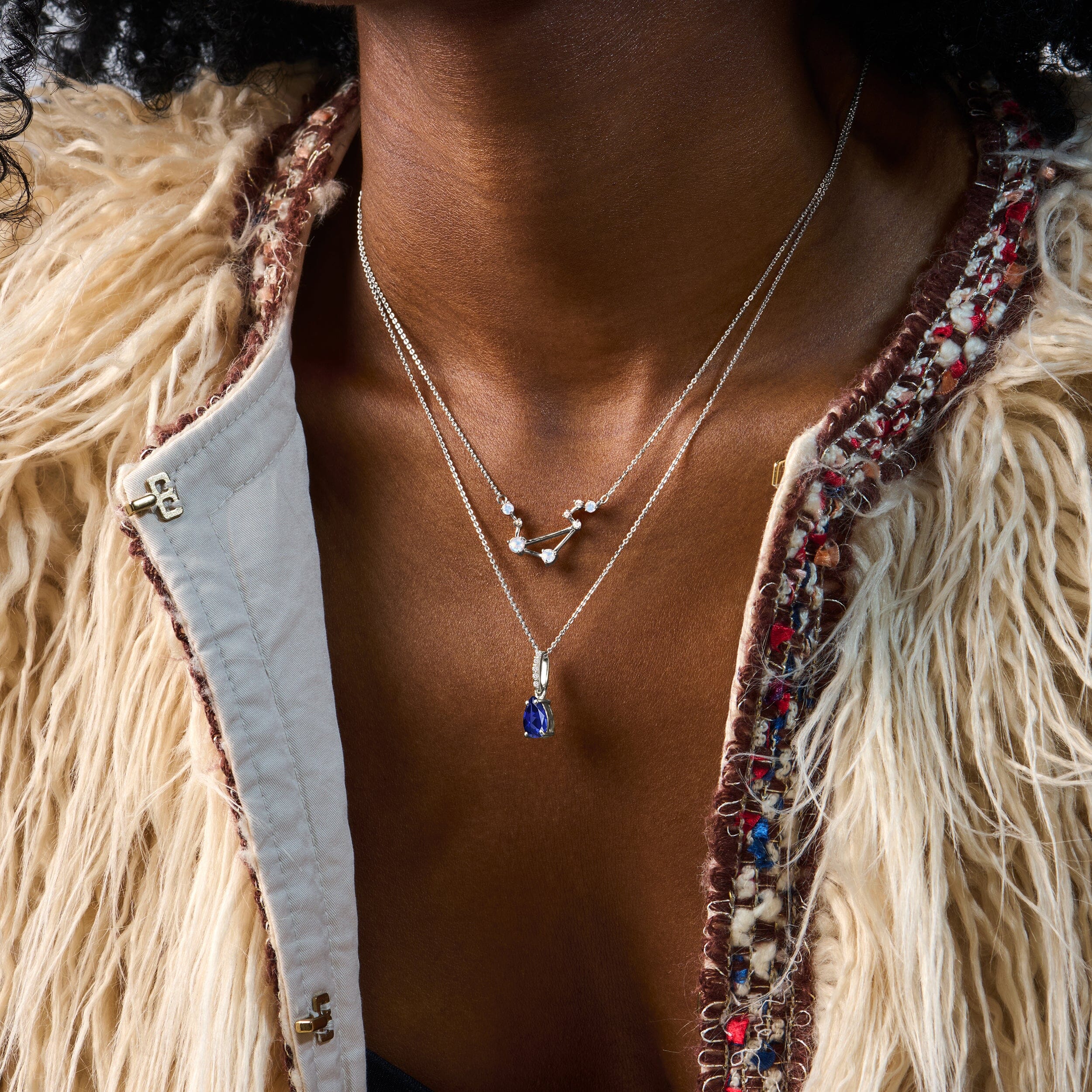 Blue Sapphire Necklace Sway - September Birthstone - Image 9
