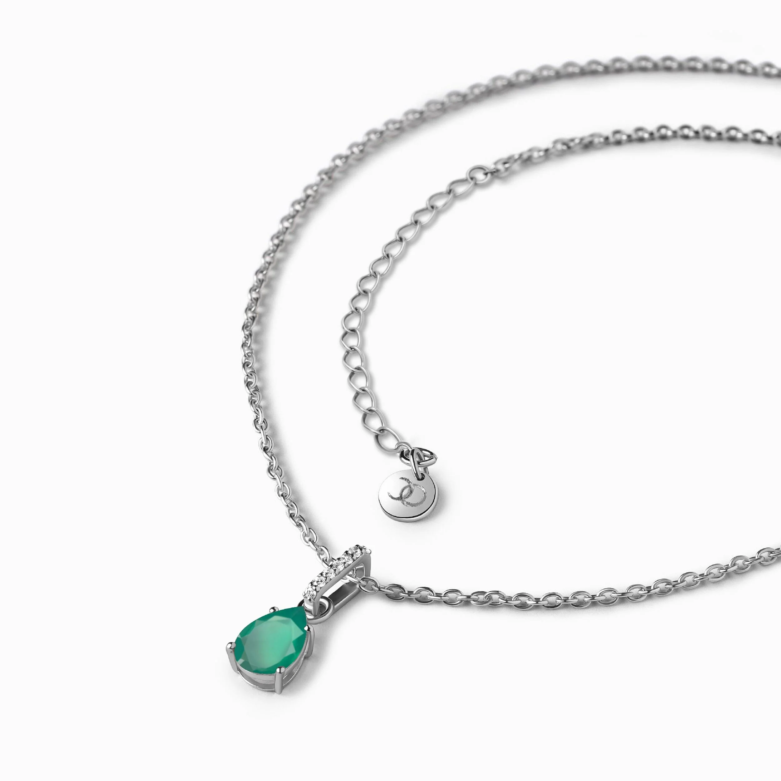 Green Onyx Necklace Sway - May Birthstone - Image 22