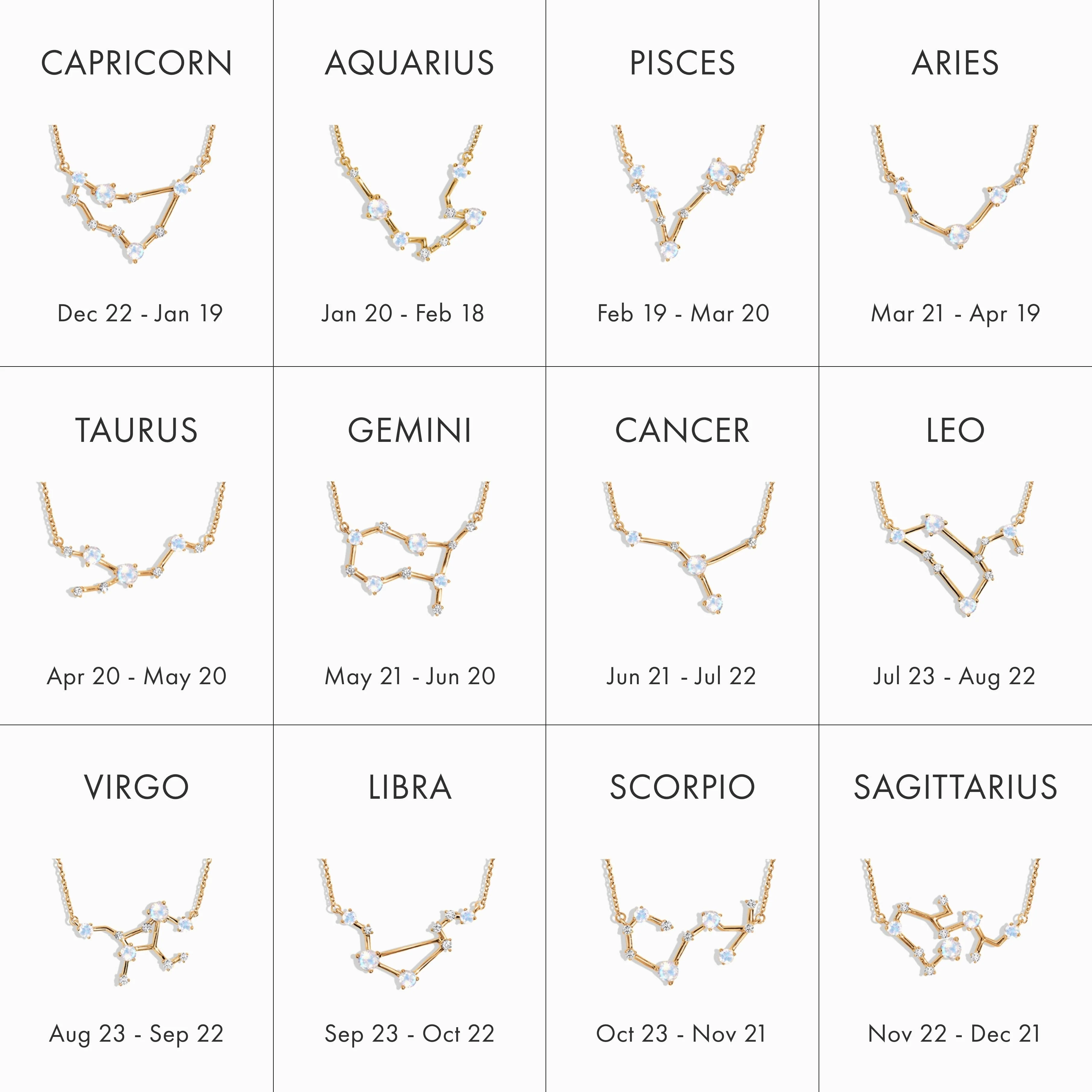 Moonstone Earrings - Leo Zodiac Constellation - Image 17