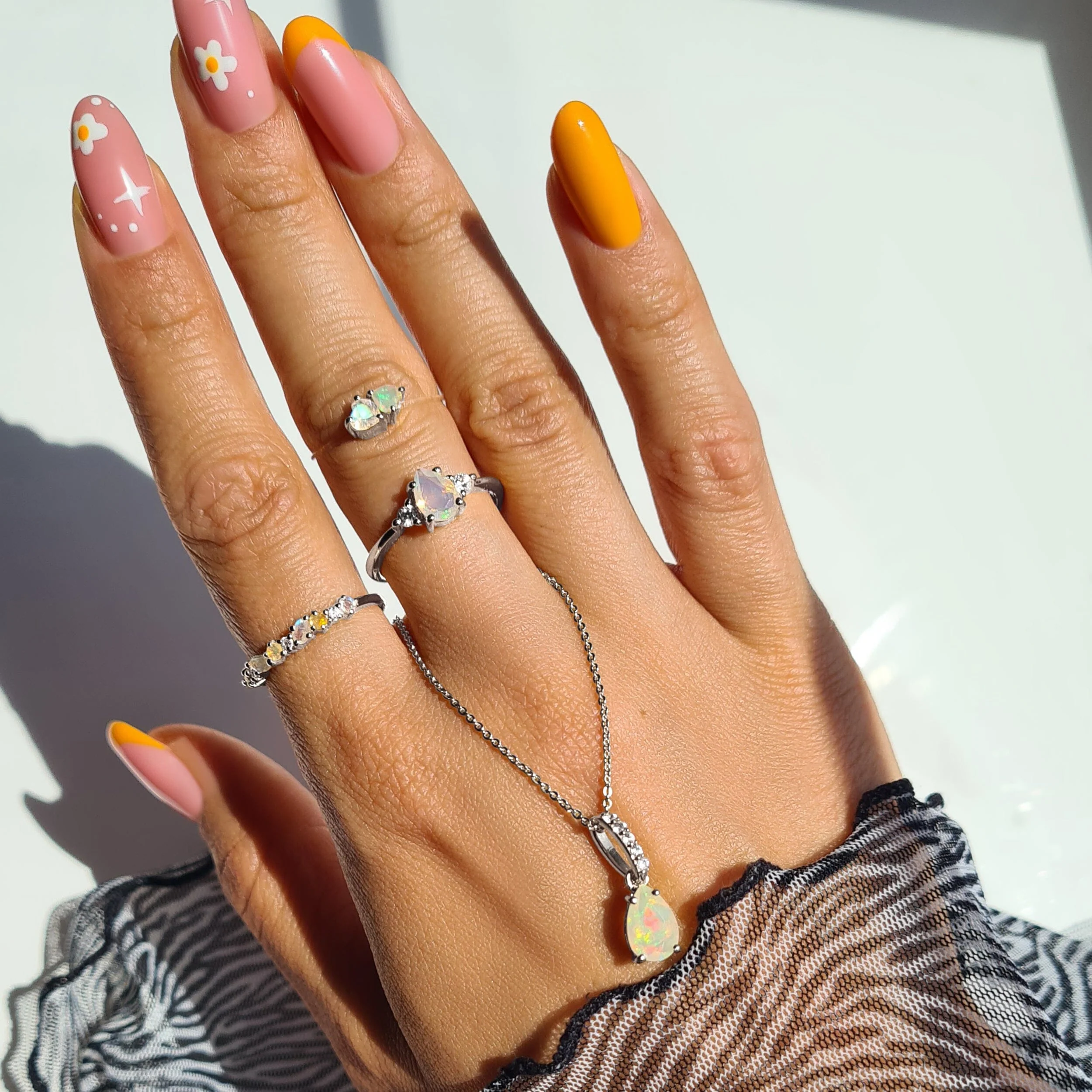 Moonstone Opal Ring - Grace - Image 12