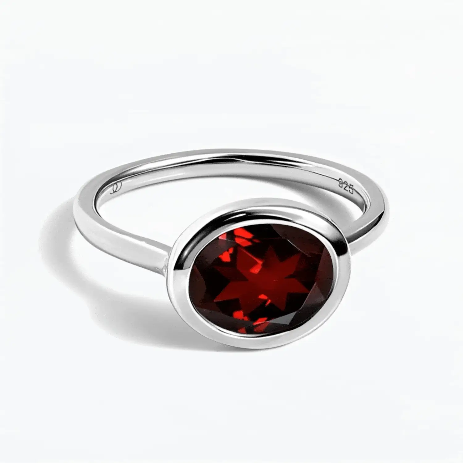 Garnet Skin-Touch & Waves Rings - Image 9