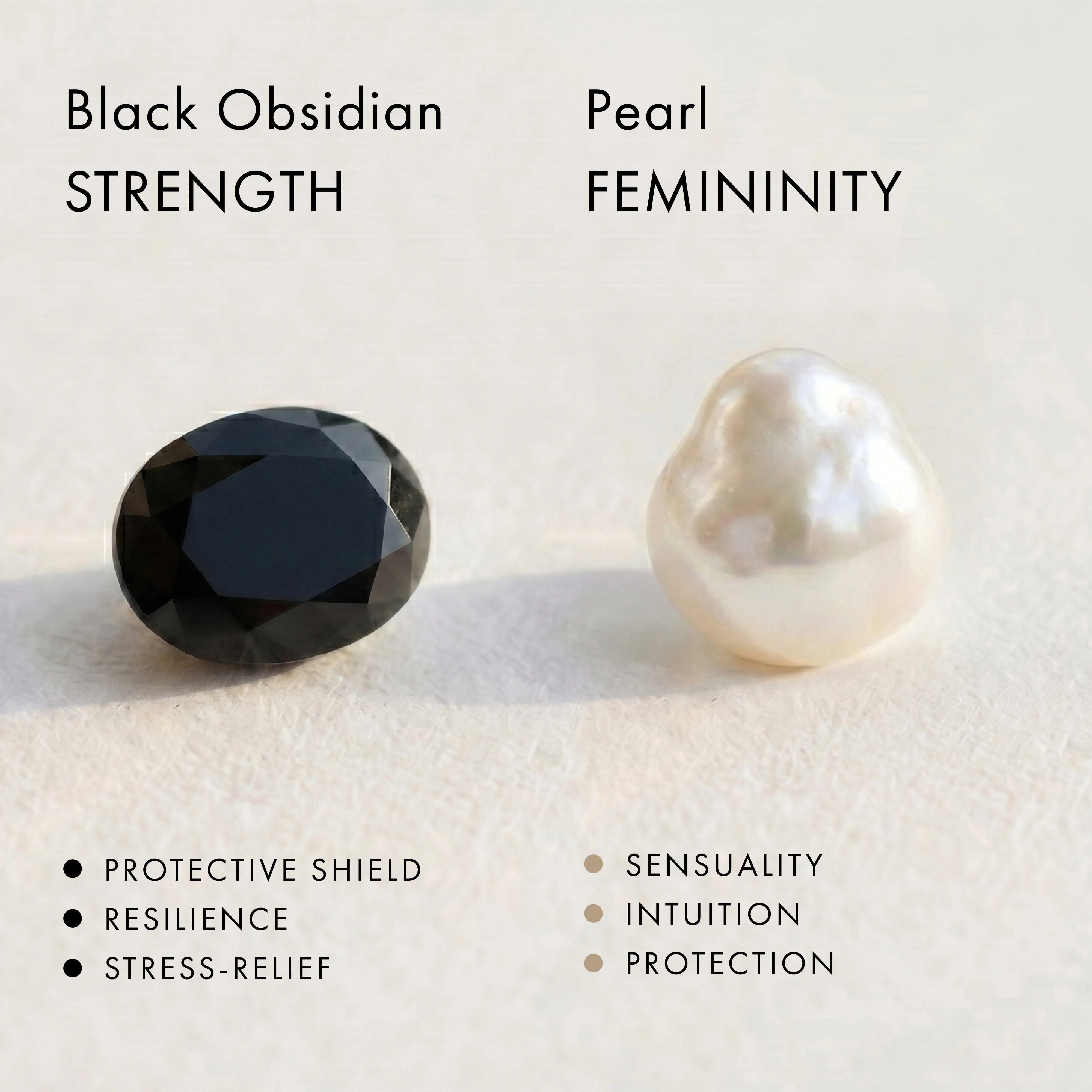 Black Obsidian Pearl Ring - Heirloom - Image 7