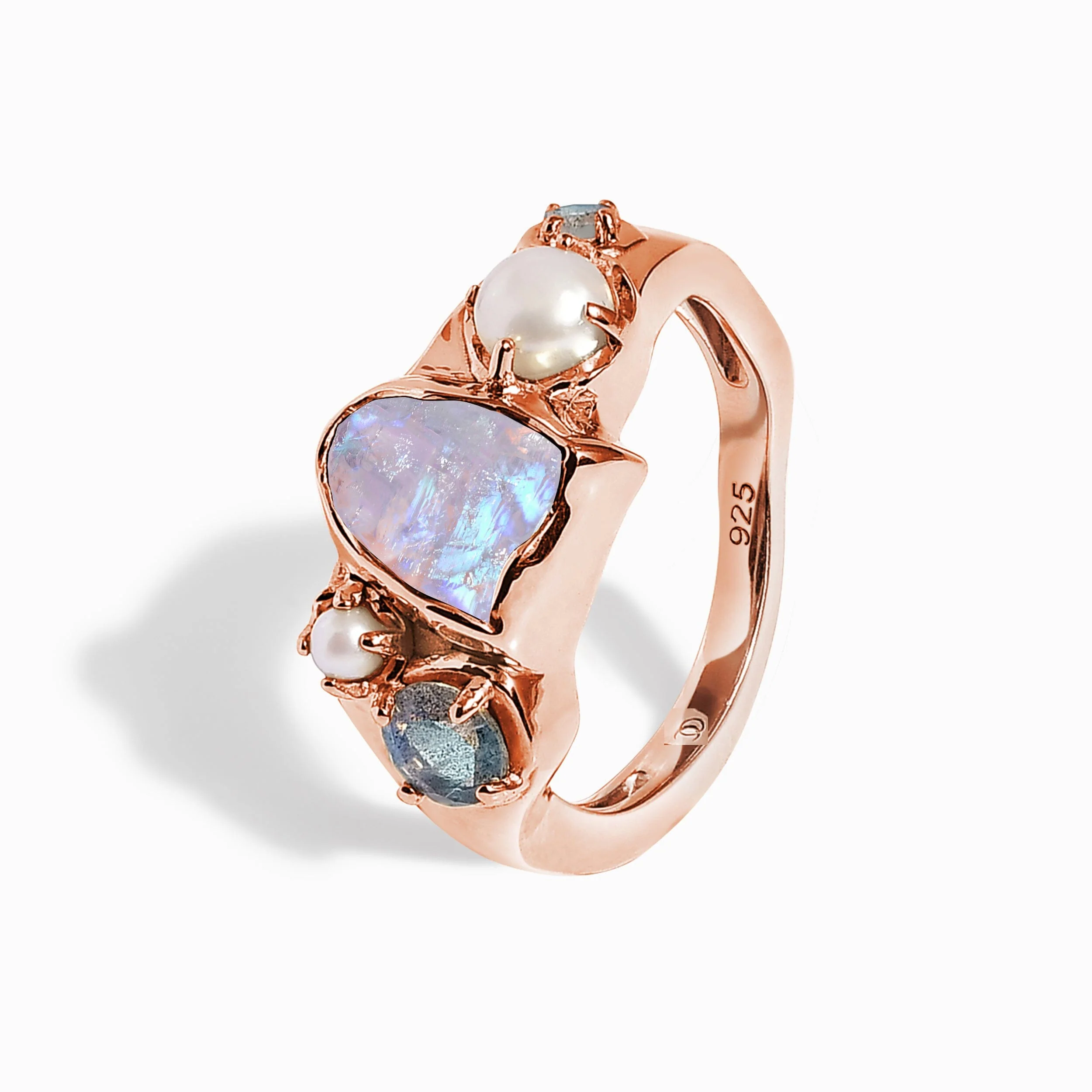 Moonstone Heirloom & Magma Rings - Image 15