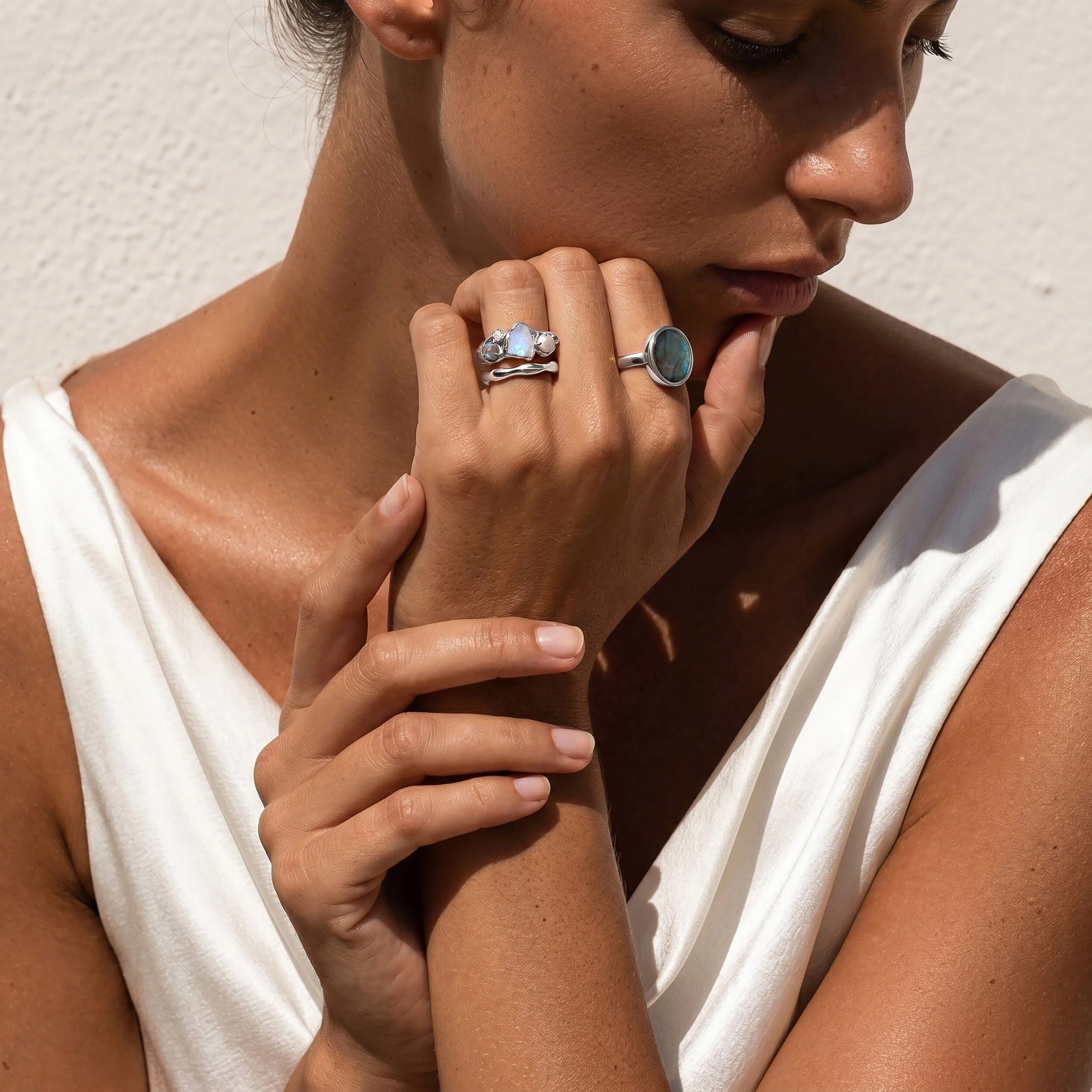 Moonstone Heirloom & Magma Rings - Image 9