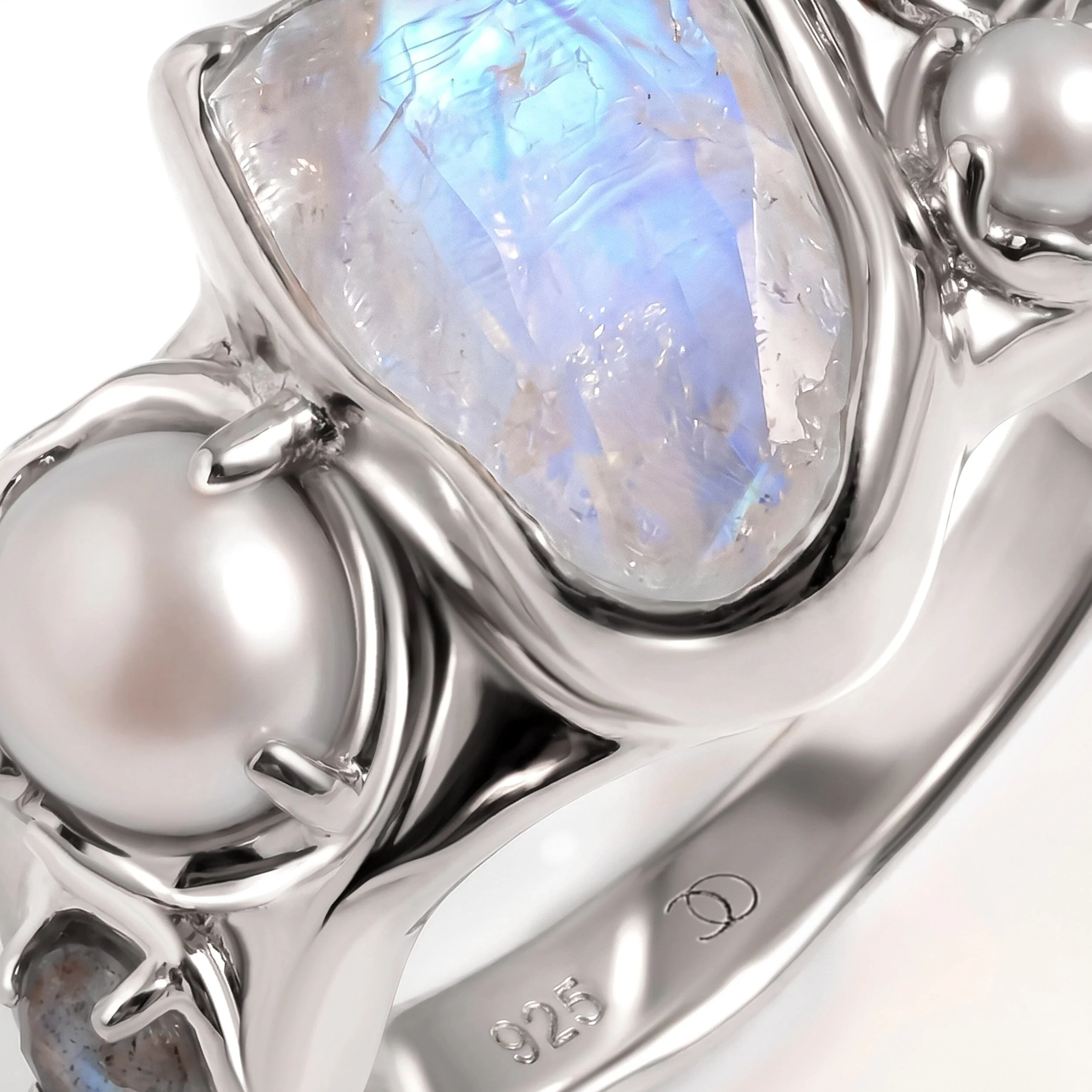 Moonstone Heirloom & Magma Rings - Image 11