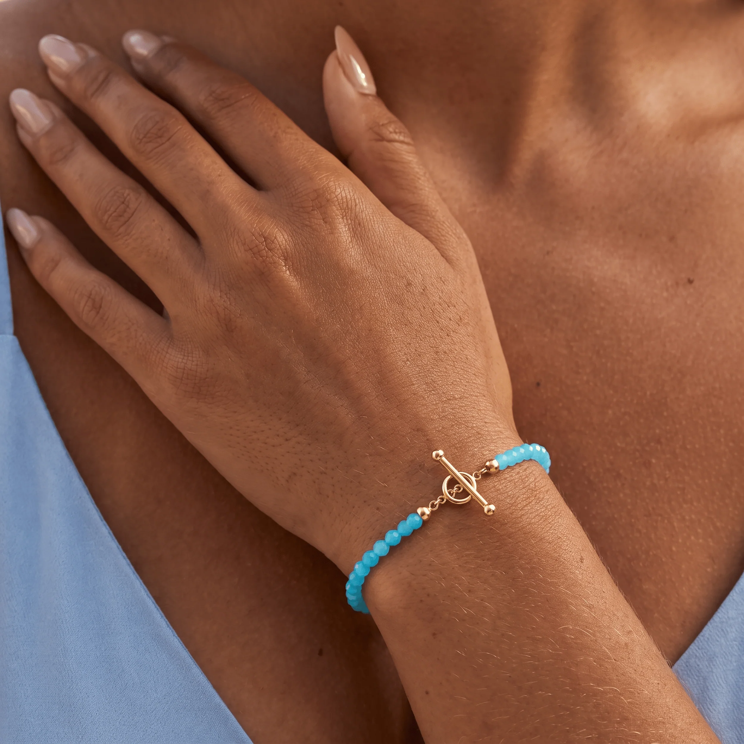 Moonstone & Amazonite Bracelet Stack - Abundance - Image 19