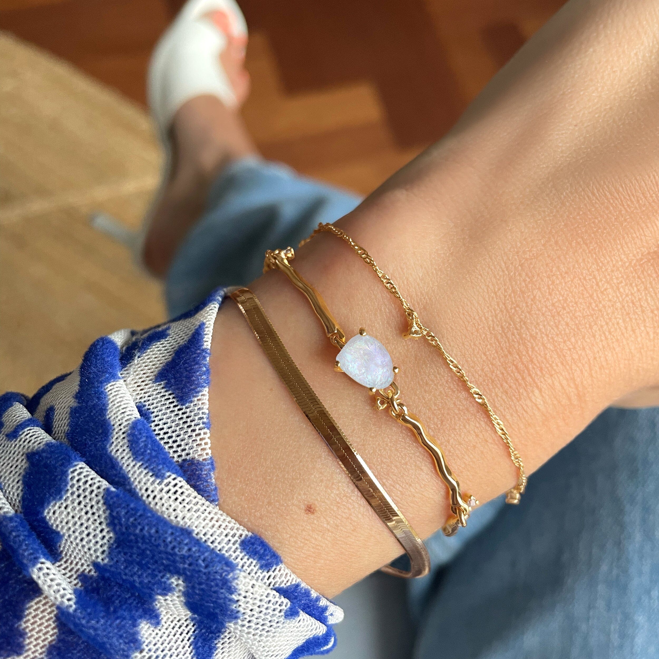 Moonstone Flow & Herringbone Bracelets - Image 18