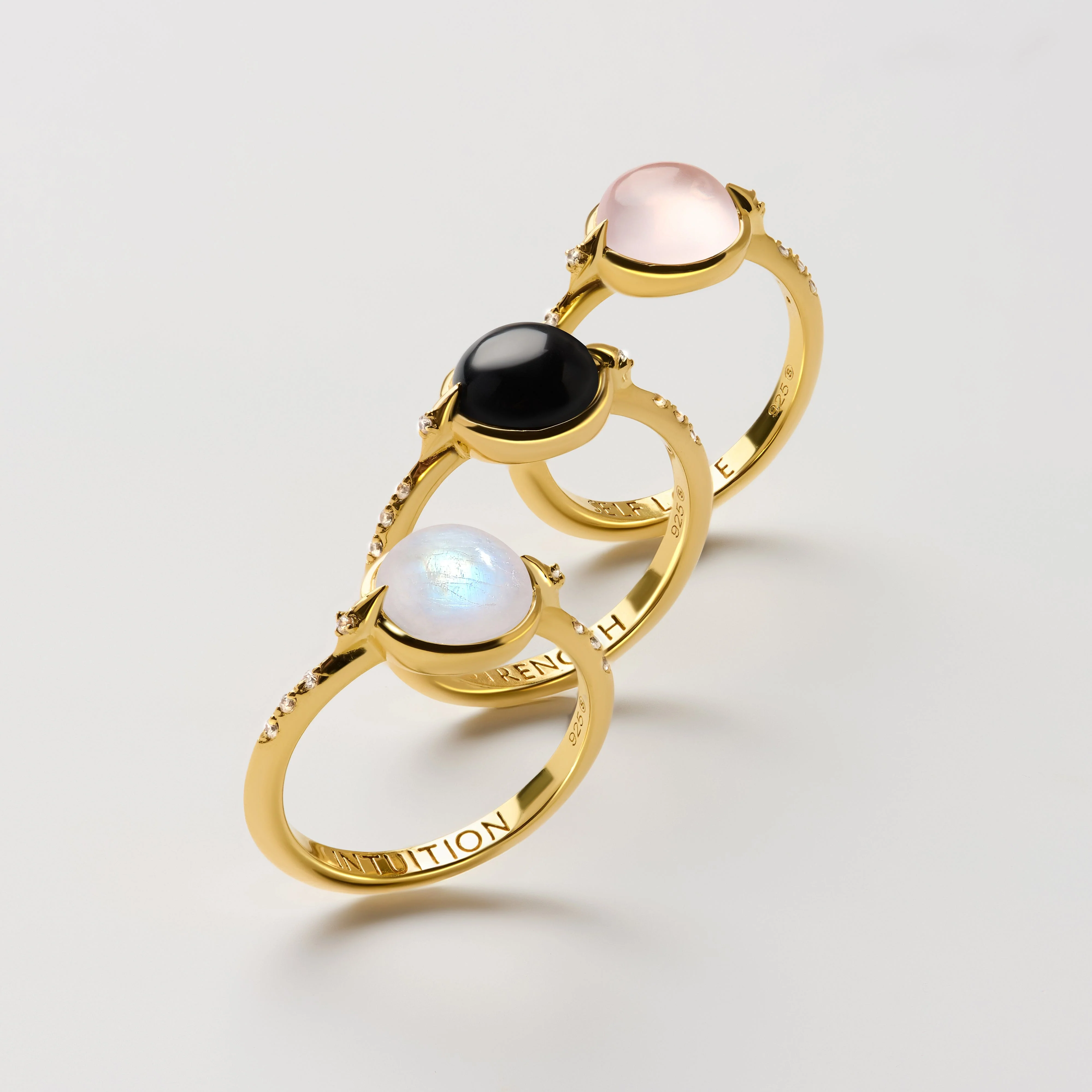 Moonstone Energy Ring - Intuition Engraved - Image 20