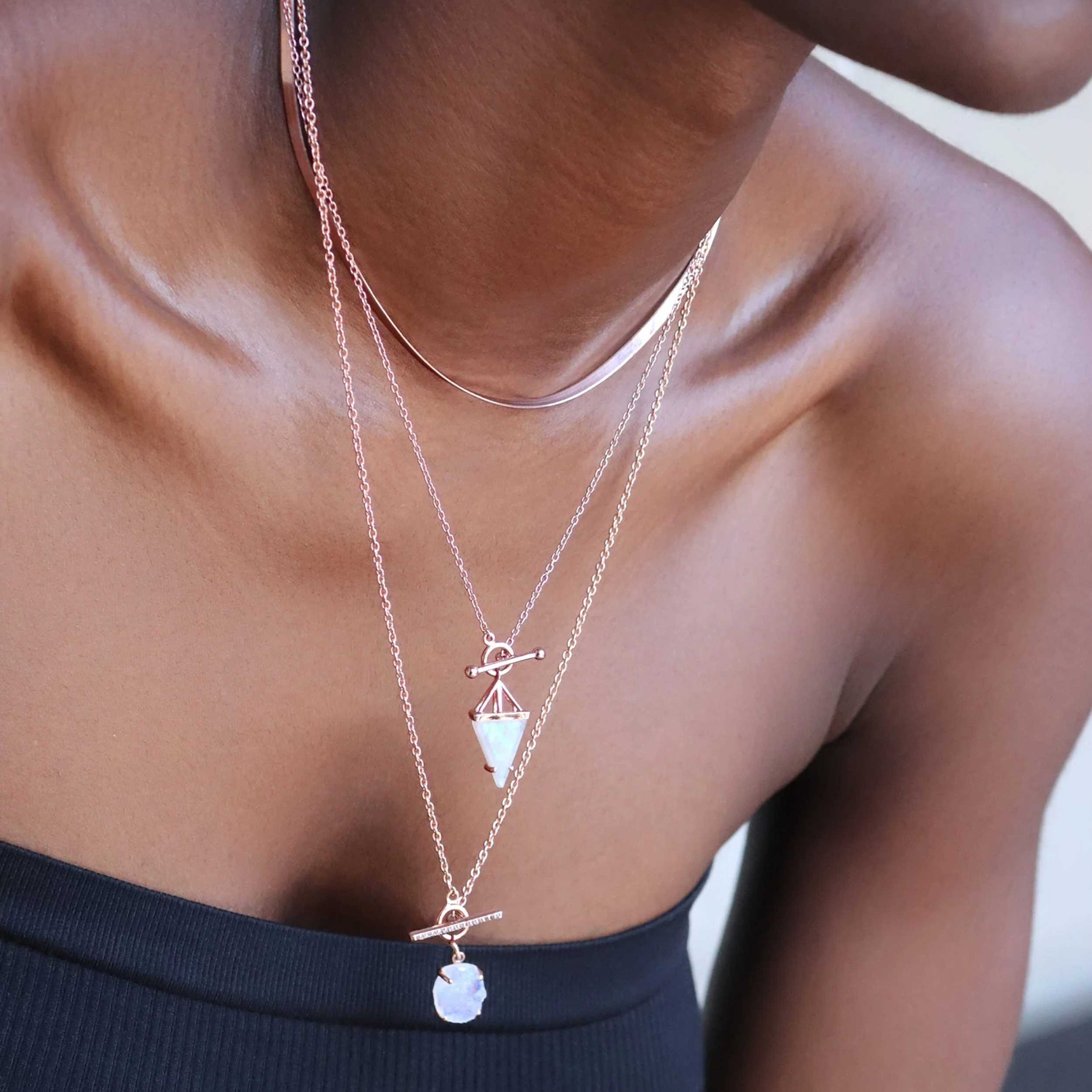 Raw Crystal Necklace - T-Lock - Image 15