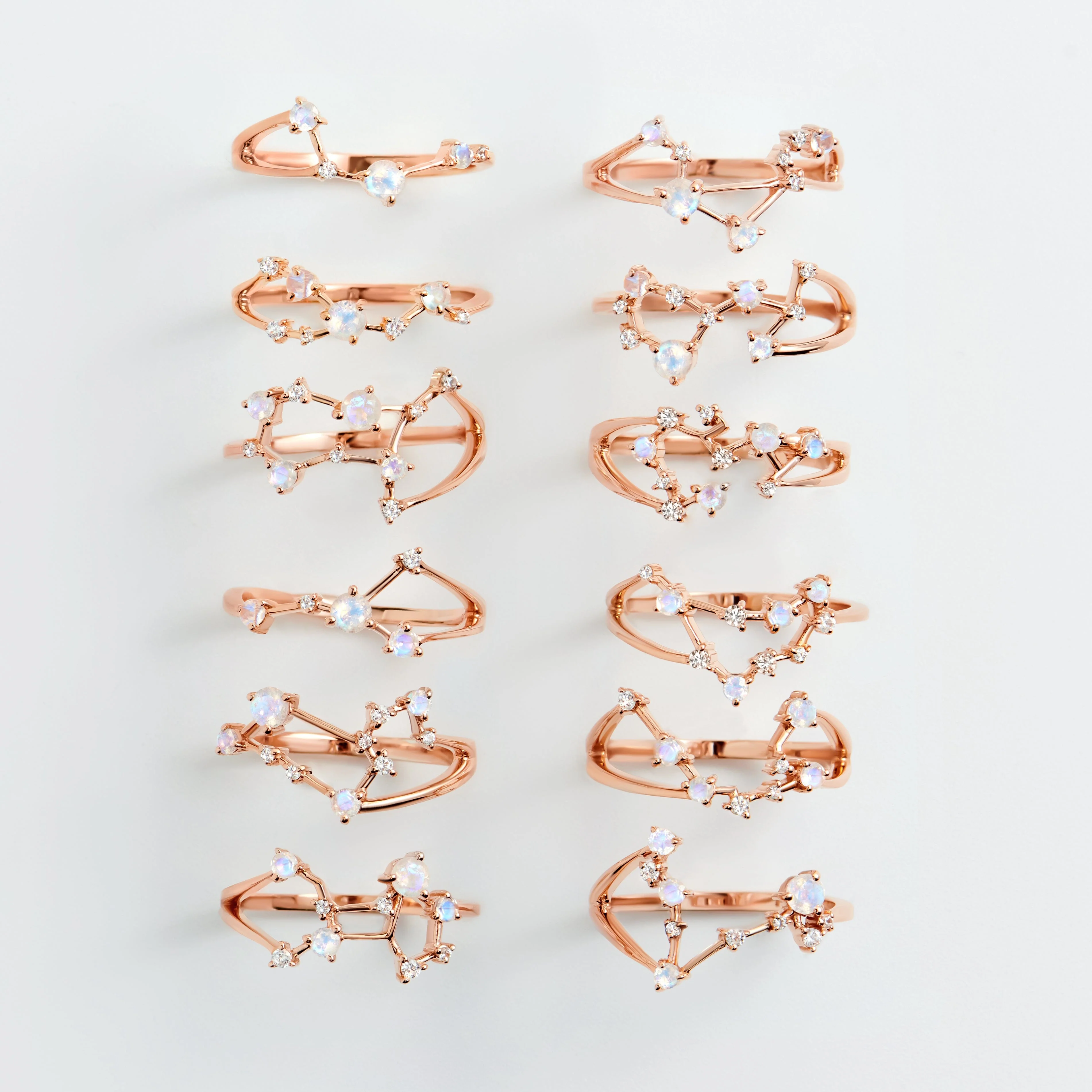 Moonstone Ring - Virgo Zodiac Constellation - Image 26