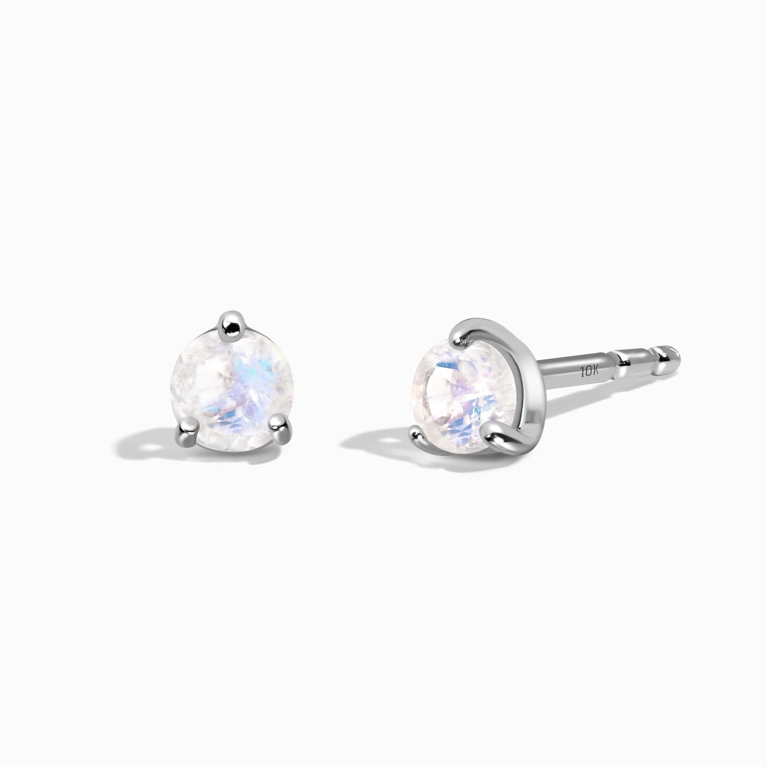 Moonstone Round Studs - Image 3