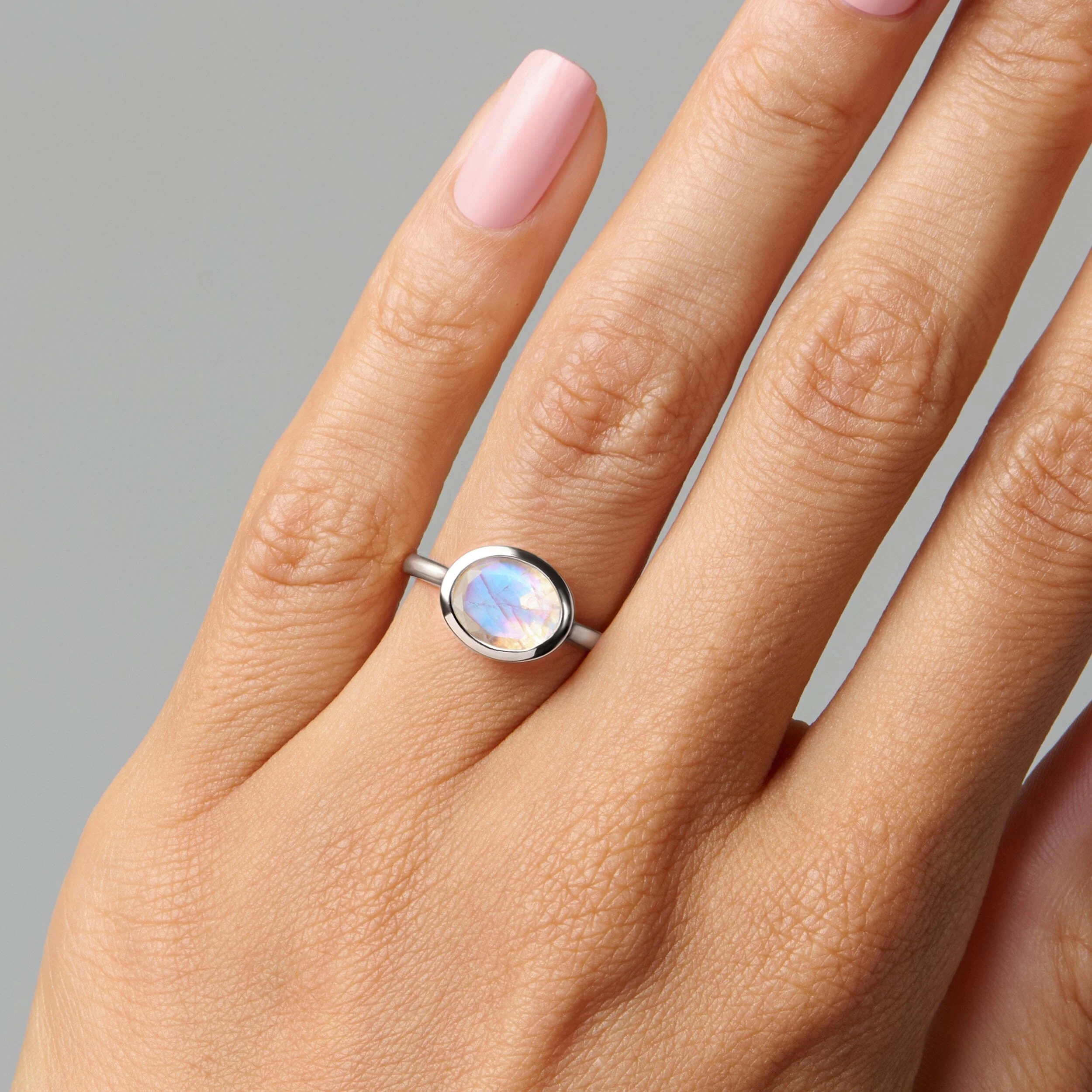 Moonstone Ring - Skin-Touch - Image 3