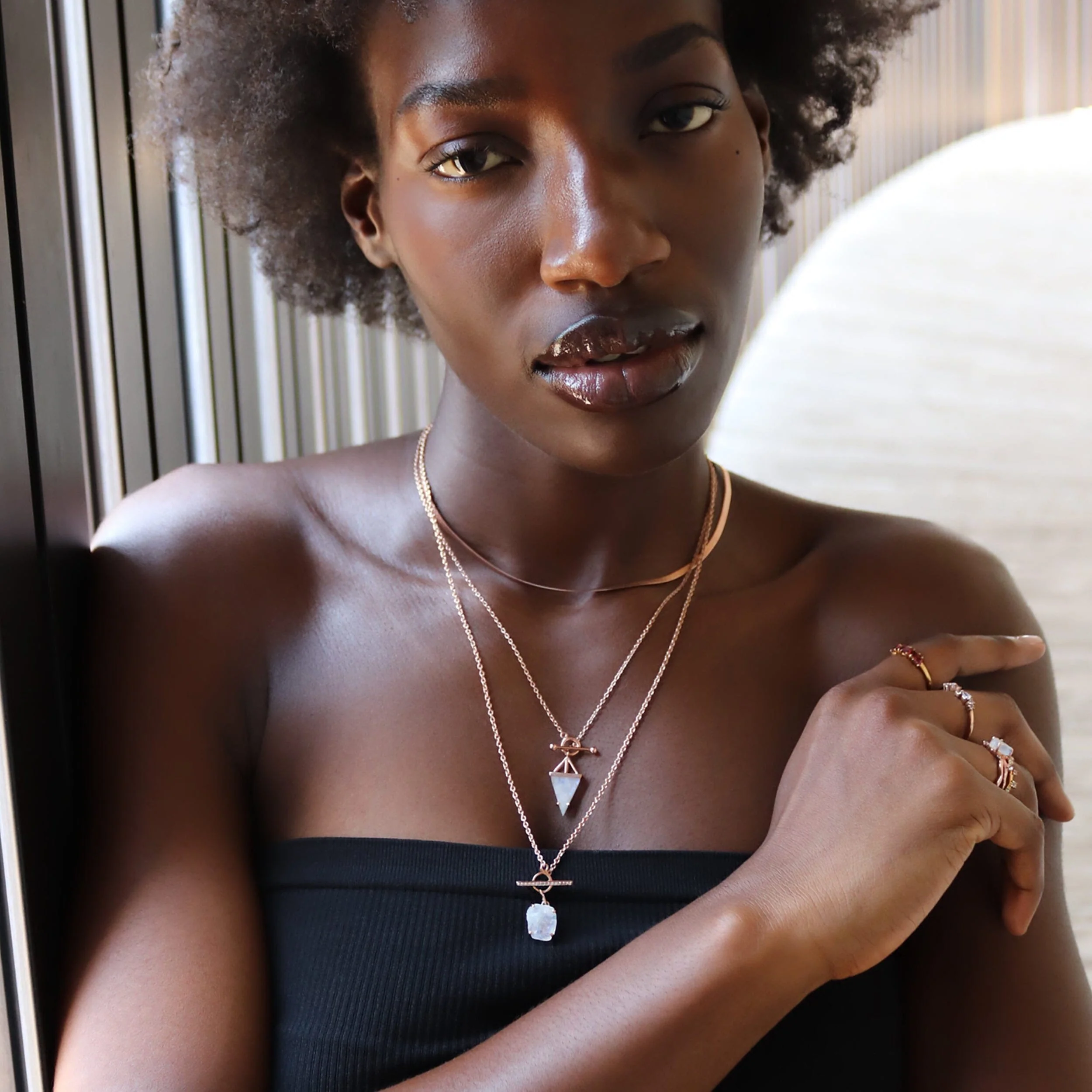 Raw Crystal Necklace - T-Lock - Image 13