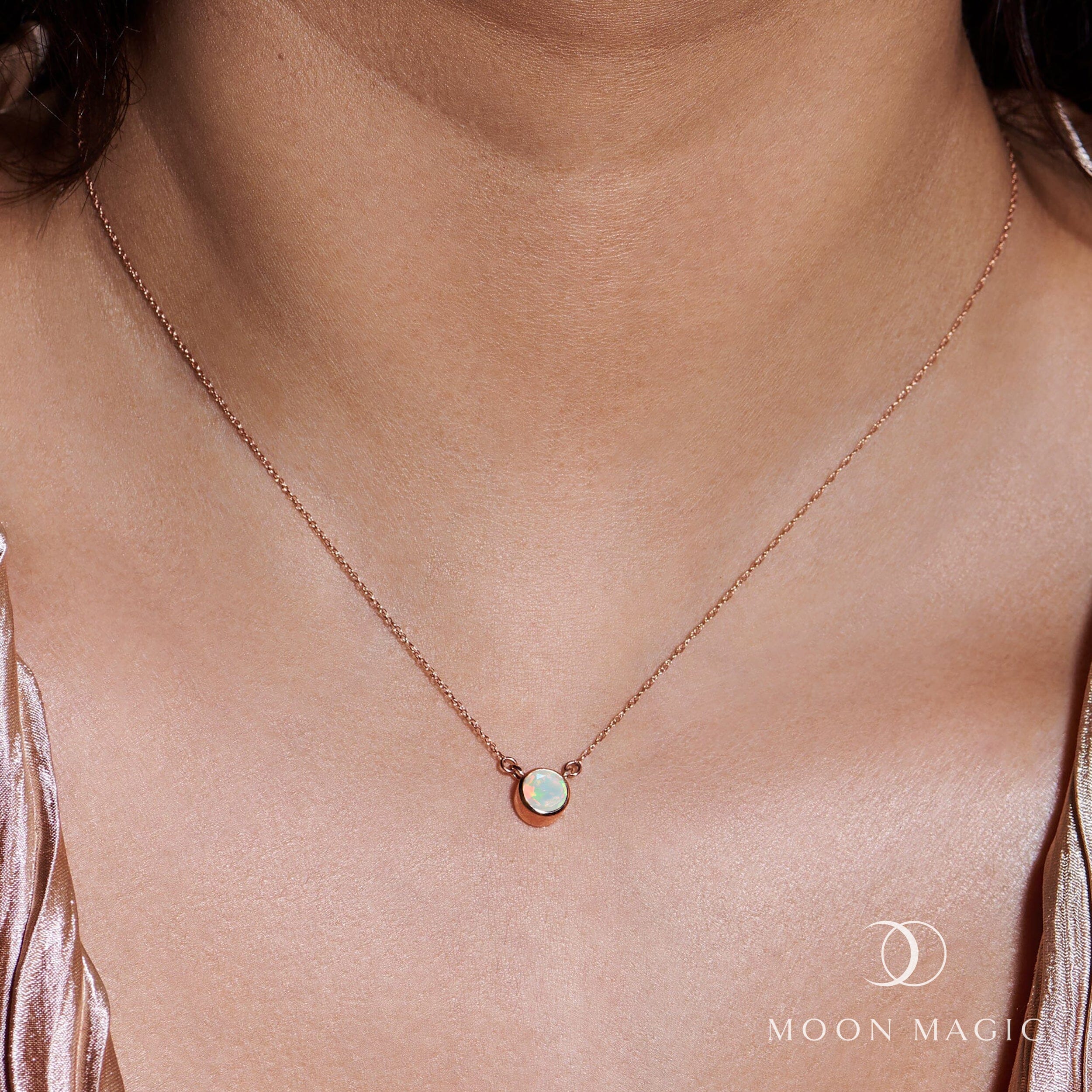 Opal Necklace - Solitaire - Image 2