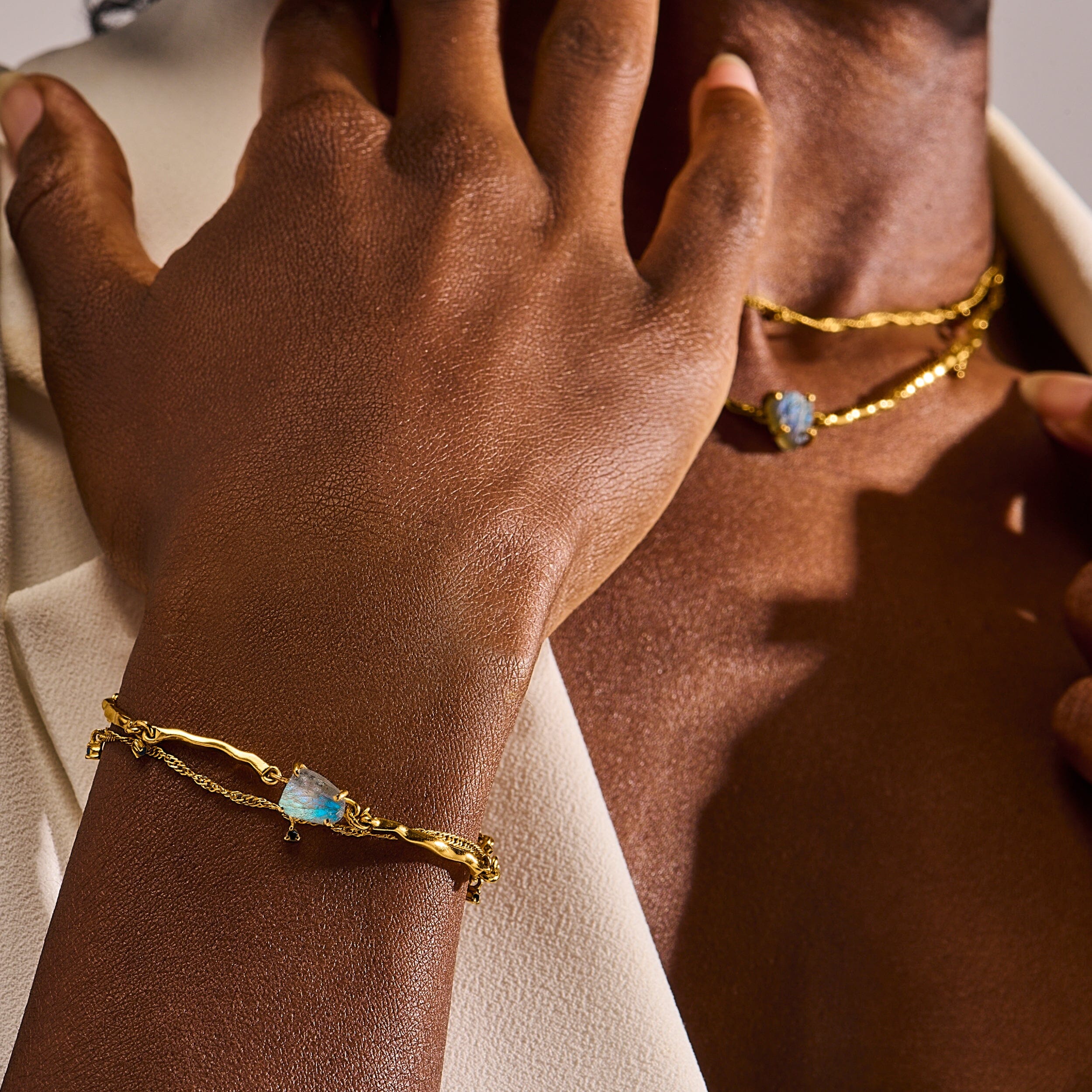 Labradorite Bracelet - Flow - Image 9