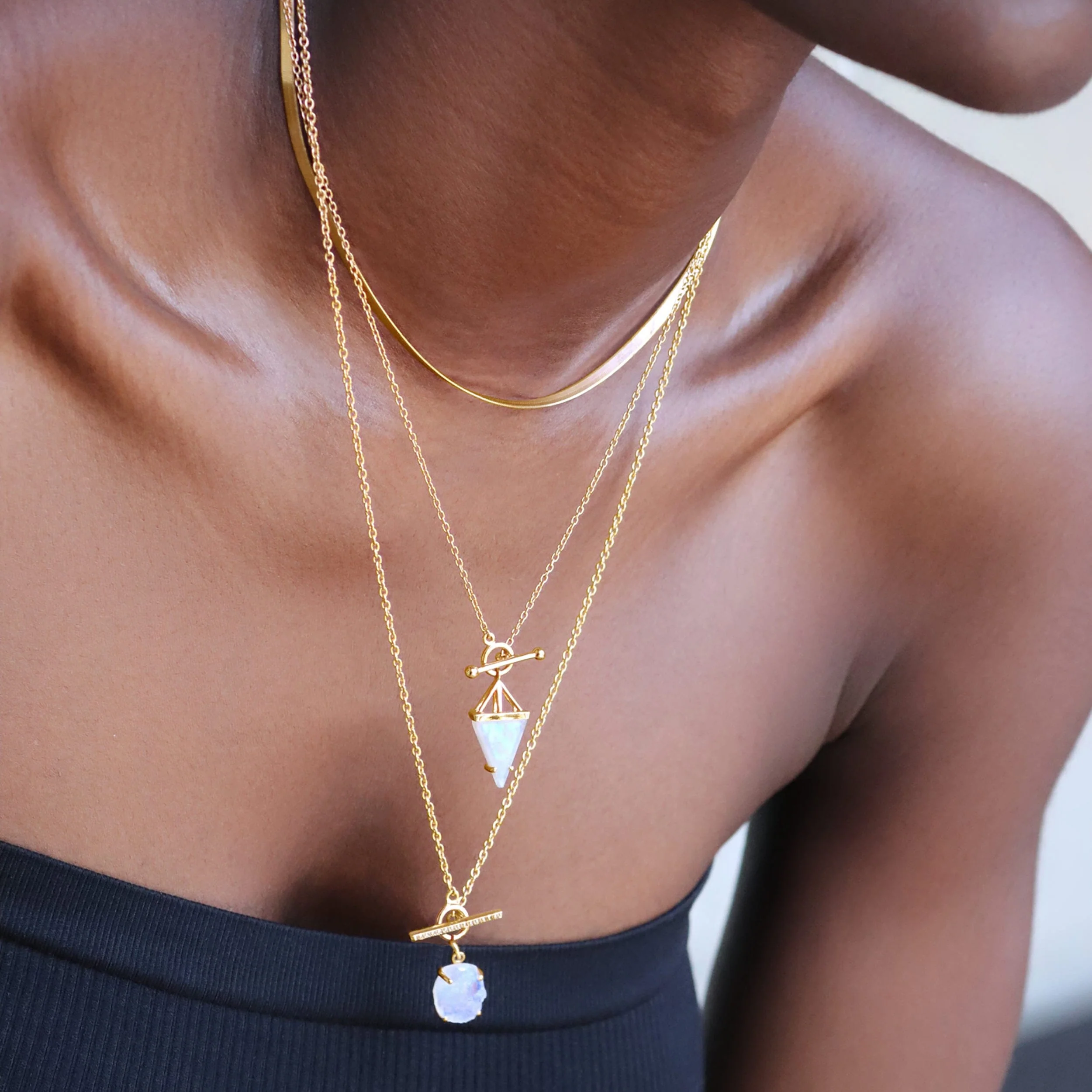 Raw Crystal Necklace - T-Lock - Image 20