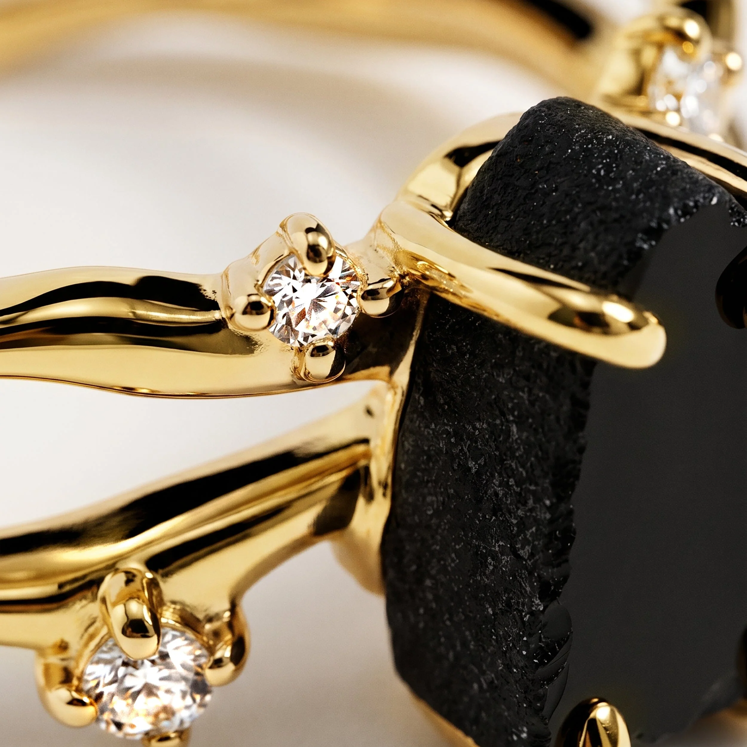 Black Obsidian Ring - Flow - Image 13