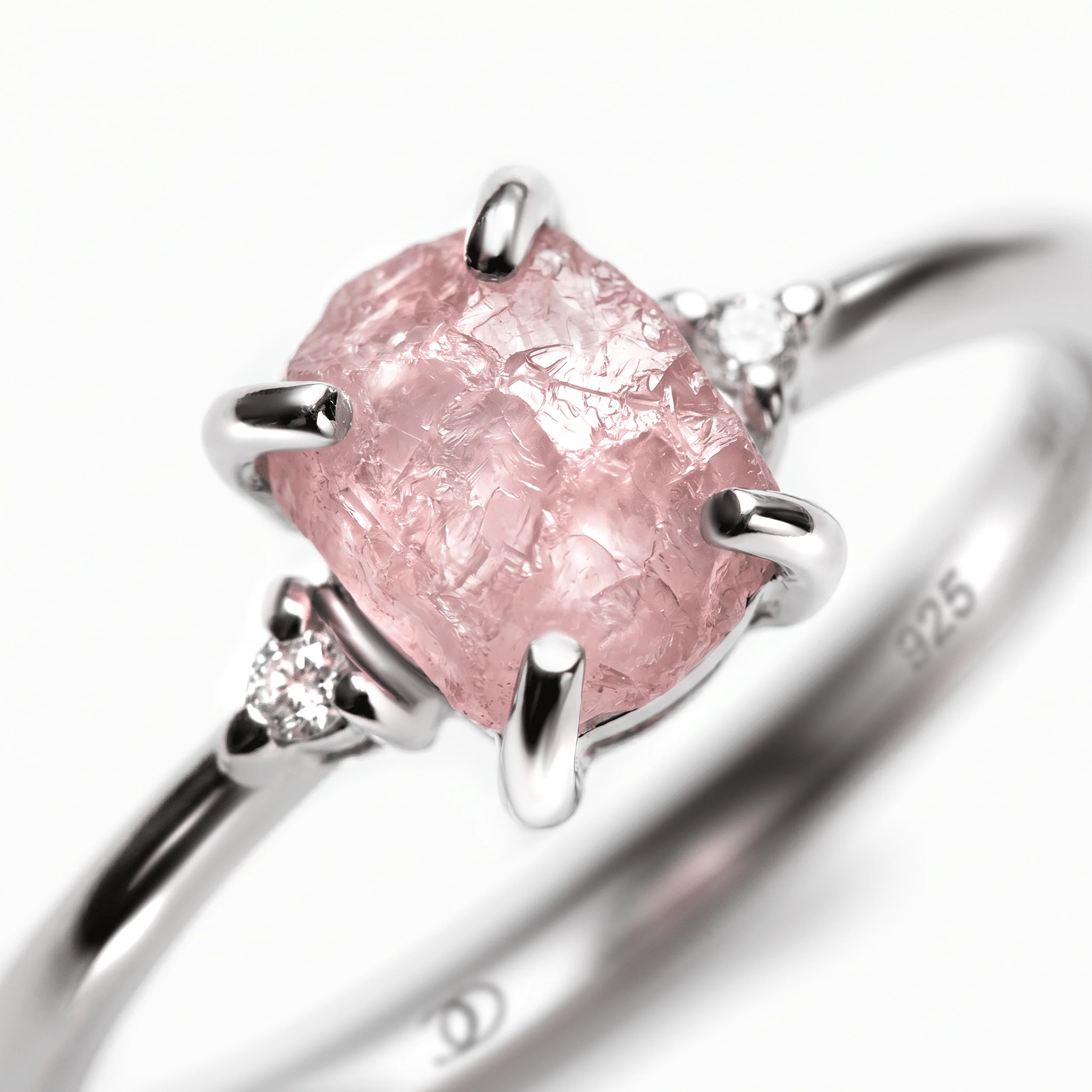 Rose Quartz Ring - Petite Allure - Image 15