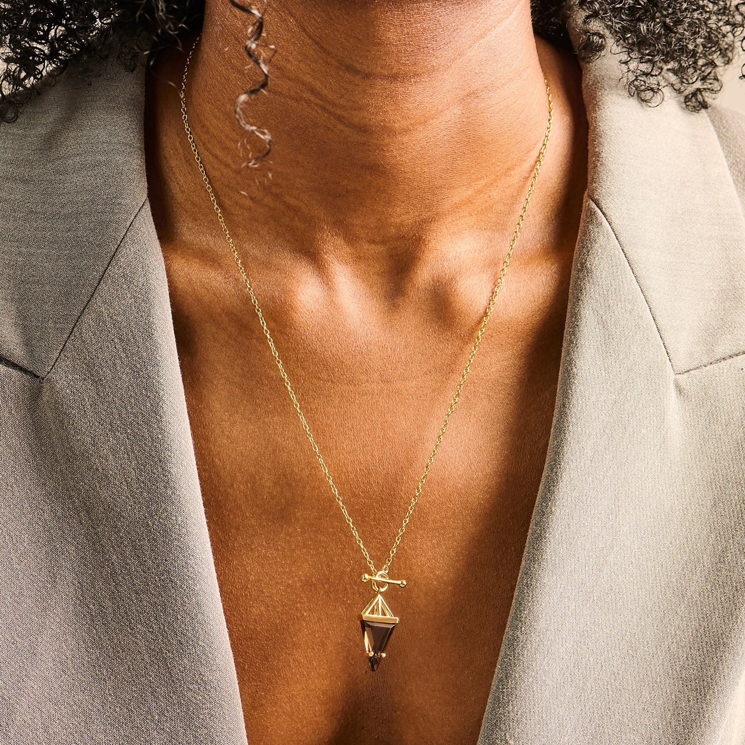 Smoky Quartz Necklace - Heroine - Image 12