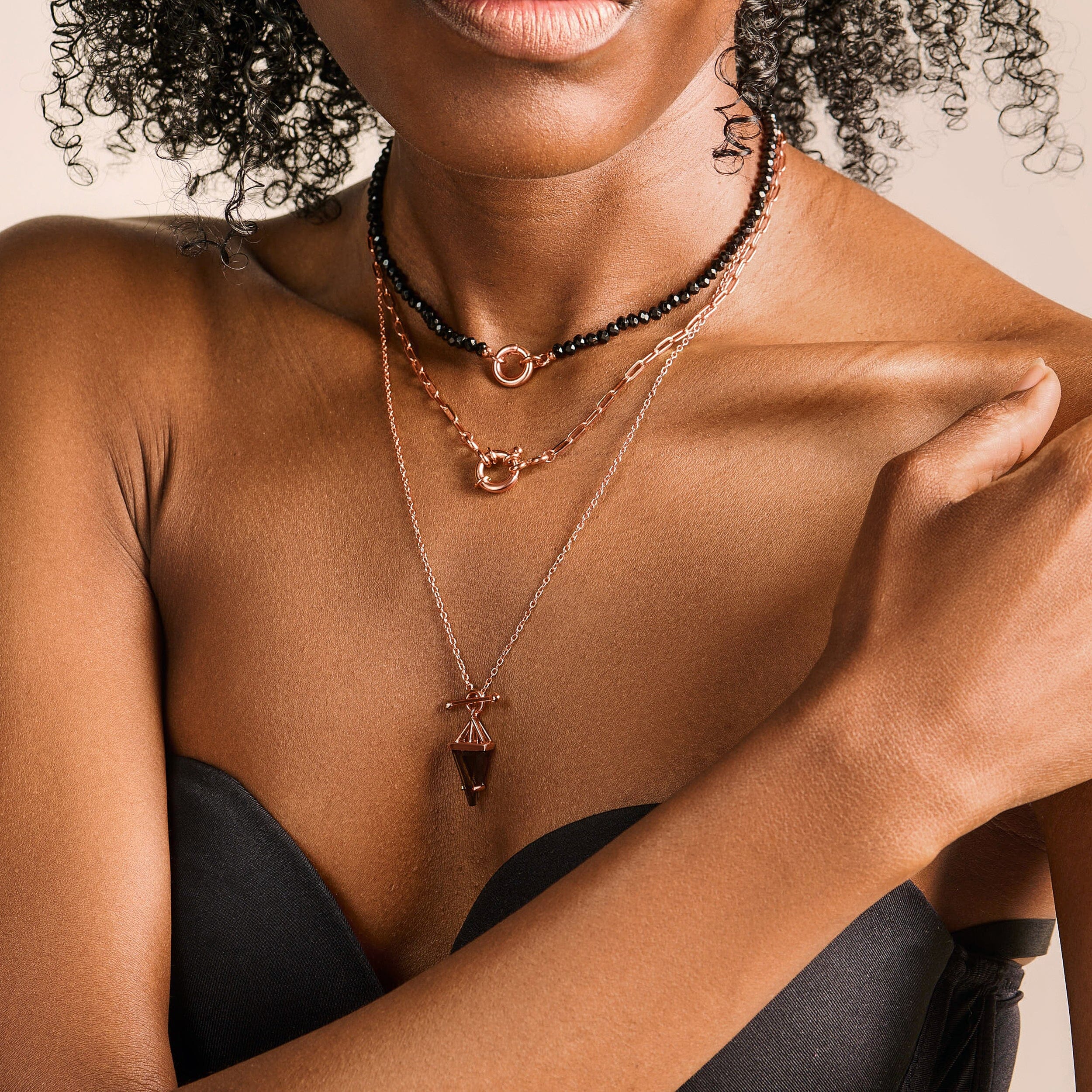 Smoky Quartz Necklace - Heroine - Image 23