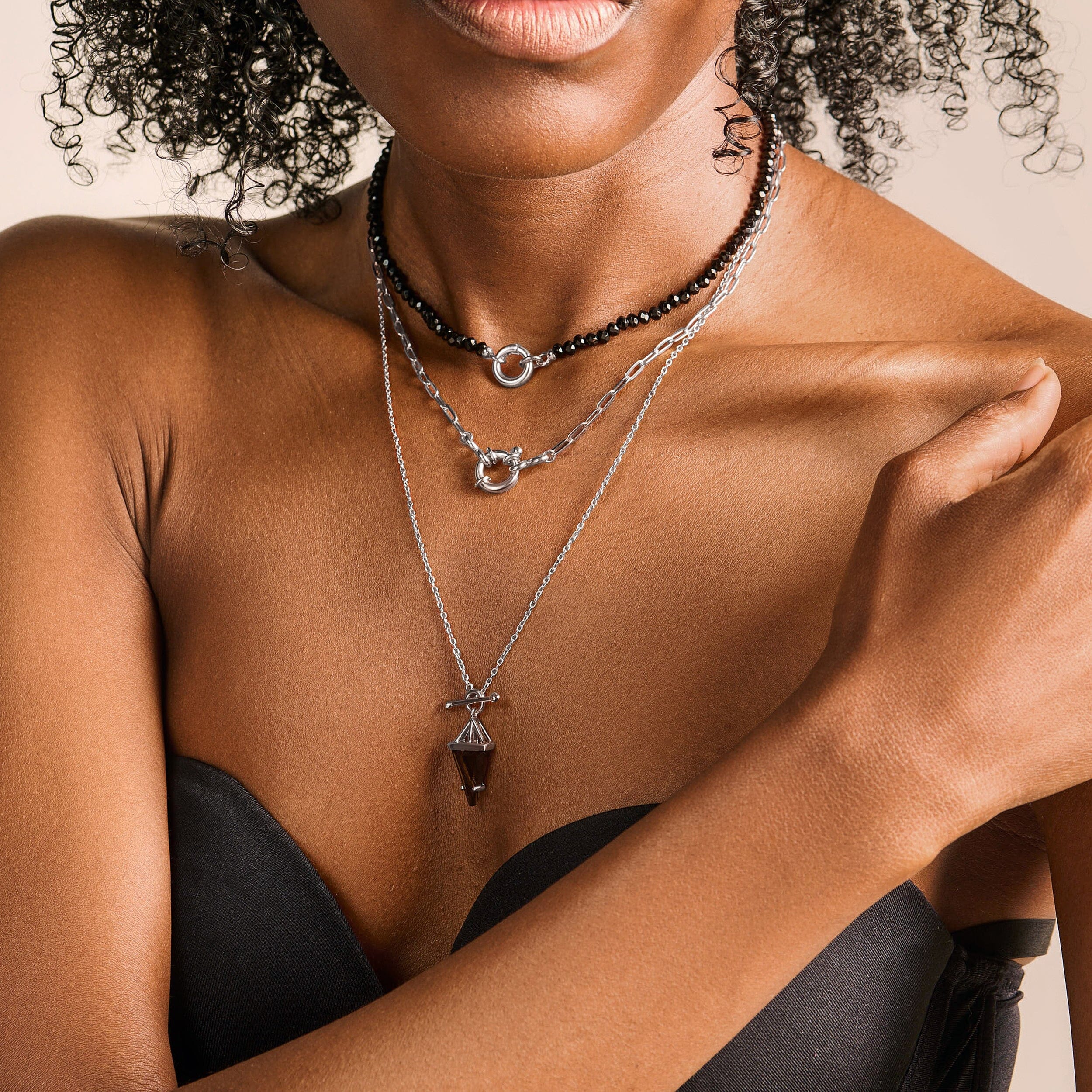 Smoky Quartz Necklace - Heroine - Image 24